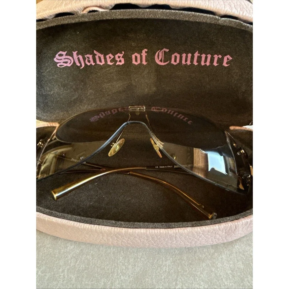 Juicy Couture Socialites Sunglasses In Original Case ? Vintage Made In Italy